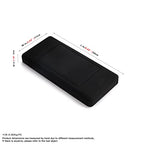 Oirlv Premium Black Microfiber Jewelry Display Tray Jewelry Display Stand for Selling Single Necklace Display Tray Necklace Holder(TT07003) - size: Necklace tray