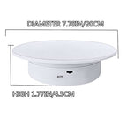 Display 360 Degree Electric Turntable,for Small Product Display, 7.87in Diameter product photography turntable