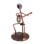 Banjo Collectible Handmade Metal Art Figurine, Desk Accessories, Trophy, Office Décor, Musical Instrument