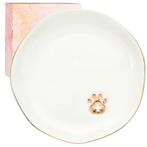 InnoBeta Vet Tech Gifts, Veterinary Gifts for Women, Ceramic Jewelry Tray, Decorative Trinket Dish for Rings Earrings Necklaces Bracelet, 4.75"