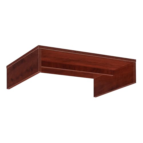 Convenience Concepts Designs2Go Small TV Riser 23.75", for TVs up to 26" - Contemporary TV or Computer Riser for Living Room, Modern Office, Den, Cherry - color: Cherry, size: Small