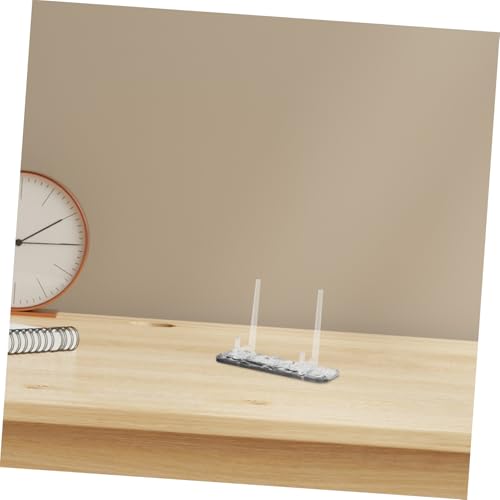 Angoily Multifunctional Acrylic Water Ripple Display Stand Compact Easel for Beauty Items Photos and Decorative Plates Desktop and Tabletop Use