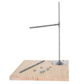 iDili Adjustable Clay Sculpture Armature Stand - Heavy-Duty Fixation Bracket w/Reinforced Nuts & Screws for Clay Modeling, Figure Crafting, Pottery Support DIY Hand Sculpture (Stand with Base)