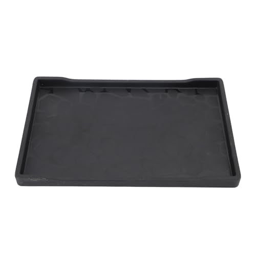 Decorative Tray, Modern Minimalist Tray for Bathroom (Black)
