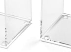 OSCO Clear Acrylic Very Small Bookends, ABE-2 - color: Clear (Small), size: zzzz-s, style: Single
