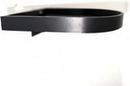 CleanPerch™ Bird Food Waste Catcher Tray with Suction Cups. Half Stadium Shape That attaches to Windows. Reduces Scatter, Easy-Clean, and Low-Profile (Black, 12" x 11.5" x 3.7") - color: Black, size: 12" x 11.5" x 3.7"