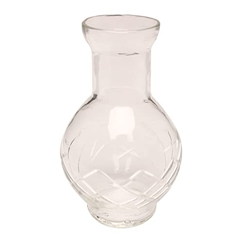 ART & ARTIFACT Mini Vases for Flowers - Small Glass Vases, Clear 5 Vase Set Single Bud Vases for Flowers, Room Decor - Clear