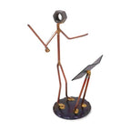 Musical Director Handmade Metal Figurine by Rock Creek Metal Craft - Hand Welded Metal Art & Recycled Metal Sculptures - Unique Desk Accessories, Medical Office Decor, & Musical Director Gifts - style: Musical Director