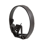 Danya B. Contemporary Encircled Male & Female Reader Cast Iron Sculpture Bookend Statues (Single Female)