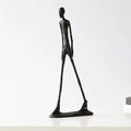 Giacometti Walking Man Sculpture – 10.6" Luxury Handcrafted Metal Modern Art Statue – Exclusive Designer Home Decor Accent – Premium Office Decoration & Collector’s Gift Piece