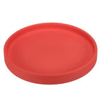 PATIKIL 6 Inch Round Ceramic Plant Saucer, Plant Saucer Tray Flower Planter Drip Tray for Indoors Outdoors Patio Balcony, Red - color: Red
