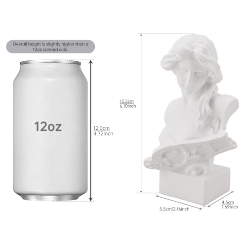 Goddess Aphrodite Statue, 6 Inches Greek Goddess Aphrodite Statue, Height Resin White Classical Art Figurine Ornament for Home or Office Decor,Valentine's Day Gift(Aphrodite Statue) - style: Aphrodite statue