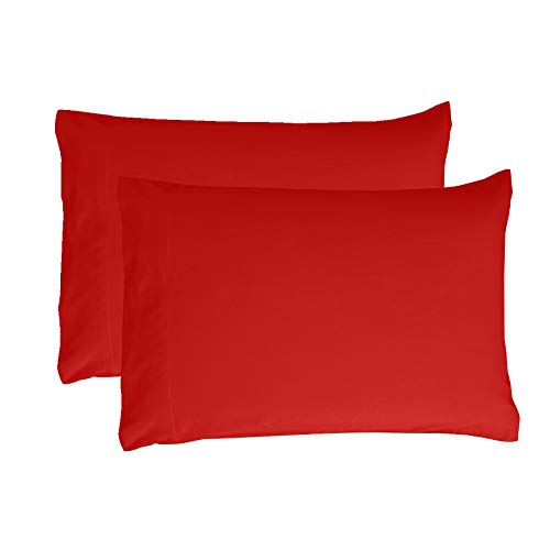 Sfoothome Queen Sheets Set - Hotel Luxury 4-Piece Bed Set, Extra Deep Pocket, 1800 Series Bedding Set, Wrinkle & Fade Resistant, Sheet & Pillow Case Set (Queen, Red) - color: Red-4 Pieces, size: Queen
