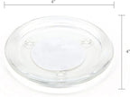 Hosley's Set of 24 Clear Glass Pillar Plates - 4 Inch Diameter. Ideal Gift for Weddings, Parties, Spa, Pillar Candle, Votive Candle Garden. Or as a Pedestal W1 - size: 24 Count