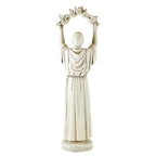 Avalon Gallery Outdoor Sculptures Saint Francis of Assisi Inspirational Stone Resin Garden Statue, 25.5-Inch, with Dove - color: Stone