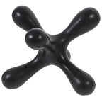 Uonlytech Abstract Sculpture Art Decor, Wear-Resistant Minimalist Black Geometric Home Decor Accent for Living Room and Office Decorative Craft