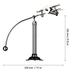 Sunnytech Steel Balance Plane Physics Toy Kinetic Art Balance Toy Balancing Decompressive Science Home Office Toy for Desk Decor WJ066 - style: WJ066