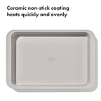 OXO Good Grips Non-Stick Pro Ceramic Coated Metal Bakeware 9” x 13” Cake Pan – Biscuit - color: Biscuit, size: 9" x 13" Cake Pan
