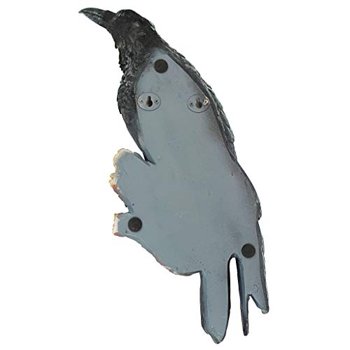 Design Toscano The Raven's Perch Gothic Decor Wall Sculpture, Single