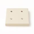 Oirlv Microfiber Jewelry Display Storage Tray Stud Earrings Tray Organizer Stud Earrings Jewelry Plate(Beige) - color: 2 Pairs Earrings P13417