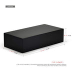 Oirlv Solid Wood Minimalism Style Jewelry Display Stand Showcase Jewelry Organizer Black Square Holder (SM05305) - color: SM05305