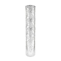 WGVI Hurricane Candle Holder Sleeve, W: 2.5", Ht: 14", Silver Speckled Glass Cylinder Open Both Ends, Chimney Tube Shade, 1 Piece - size: 2.5x14"H