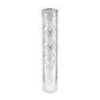 WGVI Hurricane Candle Holder Sleeve, W: 2.5", Ht: 14", Silver Speckled Glass Cylinder Open Both Ends, Chimney Tube Shade, 1 Piece - size: 2.5x14"H