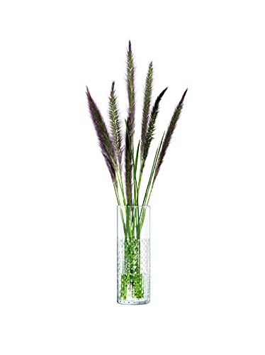 Wicker Vase H20cm Clear - size: 7.87"