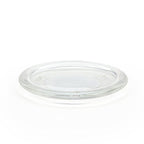 Hosley Set of 8 Clear Glass Pillar Plates - 4 Inch Diameter. Ideal Gift for Weddings, Parties, Spa, Pillar Candle, Votive Candle Garden. Or as a Pedestal W1 - size: 4" Diameter