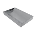 16" x 10" Stainless Steel Tray Deep Countertop Tray & Counter Organizer Tray for Cash, Coins, Files Brushed Finish, Slip-Resistant, Durable Design for Banks, Stores, & Offices - size: 19" x 12.5" x 3"