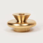 Brass Candle Holder XS: Elegant & Durable Solid Brass | Fits 3/8” Diameter Candles | Home Decor | Dimensions: 1.67” x 0.92”