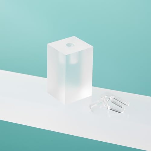 Acrylic Jewelry Ring Display Stand 4 Piece Acrylic Jewelry Ring Display Stand Showcase(Transparent) - color: Transparent