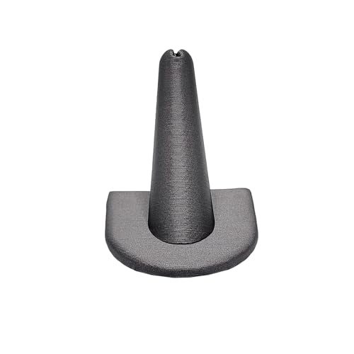 MOOCA 6 Pcs Set Finger Ring Stand Jewelry Display Holder Showcase Ring Display Drawer Leatherette Storage Jewelry Stands for Shows, Metal Steel Gray Faux Leather, 2" W x 2" H - color: Steel Gray