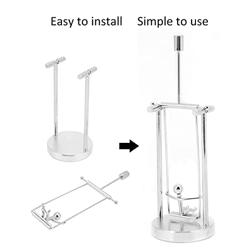 Perpetual Motion Desk Toy Noiseless Swinging Desk Sculpture Relaxing Motion Ornament Elegant Desktop Stress Reliever for Desktop Decorations