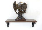 Eagle Statue Decorative, Bald Eagle Figurines Statues for Home Decor Bronze Resin Ornaments for Sculpture.
