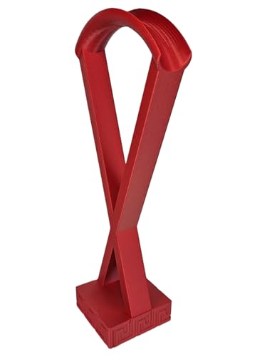Minimalist Headphone Stand (Matte Red) - color: Matte Red