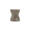 Foreside Home and Garden 3.5" Soren Light Brown Marble Premium Small Taper Candle Holder Home All Seasons Natural Modern Contemporary Living Room End Table Kitchen Dining Dinner Table Tabletop