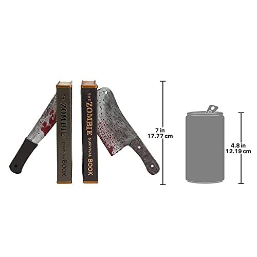 Design Toscano Dead Read, Bloody Zombie Sculptural Bookends, 11 inch - style: Dead Read, Zombie