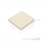 Oirlv Microfiber Diamonds Gemstones Jewelry Display Organize Tray Crystal Beads Holder for Stones Display Organizer Showcase(Beige) - color: Beads Charms P13410