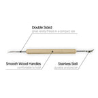 Pottery Sculpting Tools 32PCS Ceramic Clay Carving Tools Set for Crafts Polymer Clay Club,Dotting,Modeling,Shaping Trimming,Hobbyists,Artists