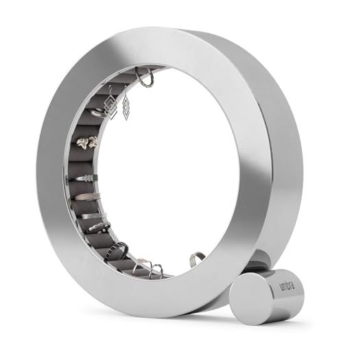 Umbra Ferris Metal Jewelry Organizer Ring Holder, Storage Solution - color: Chrome