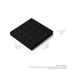 Oirlv Microfiber Diamonds Gemstones Jewelry Display Organize Tray Multi-Compartment Modular Jewelry Crystal Beads Holder - style: P13710
