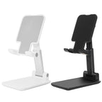 2 Pack Cell Phone Stand, Fully Adjustable Angle Height Phone Stand for Desktop, Foldable Phone Holder Compatible with All Phones 15 14 13 12 11 (Black and White) - color: D-Black & White