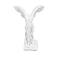 GLOGLOW Desktop Decorative Items Unique Design, Durable Material with AntiSlip Pad for Living Room, Office, Study Room Decor Sculpture Figurine, Nan (BS1057 small white) - size: BS1057 small white