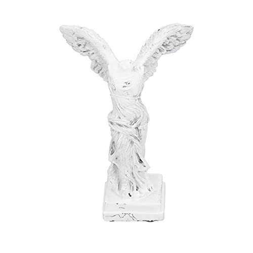 GLOGLOW Desktop Decorative Items Unique Design, Durable Material with AntiSlip Pad for Living Room, Office, Study Room Decor Sculpture Figurine, Nan (BS1057 small white) - size: BS1057 small white