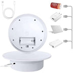 Display 360 Degree Electric Turntable,for Small Product Display, 7.87in Diameter product photography turntable