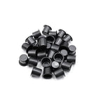 Coshar 30pcs Candle Holders Candlestick Holder Cup Candle Drip Protectors Empty Case for Candle Making, 30x25mm, Aluminum - size: 30x25mm(Black)