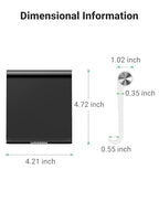 UGREEN Tablet Stand Holder for Desk 2 Pack Stand Compatible with iPad 10.2 11 Inch 9.7 Pro Mini 6 5 4 3, Desktop Portable Phone Holder Adjustable Home Office Accessories, Black and White - color: Multi