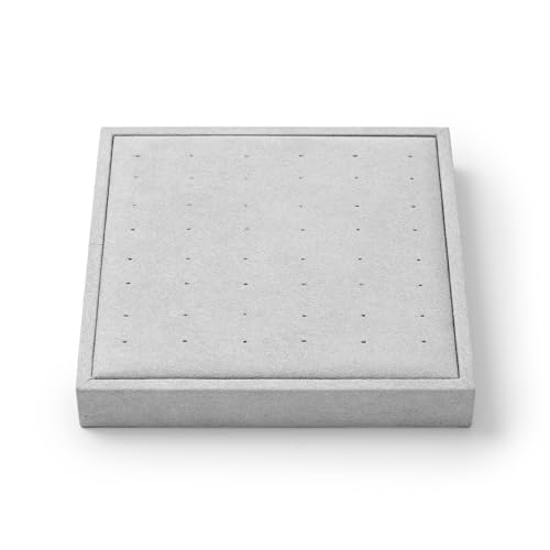 Oirlv Microfiber Jewelry Stud Earring tray Display Tray Interchangeable Modular Jewelry Tray - style: P13506