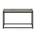 FURINNO Camnus Modern Living Coffee Table, French Oak Grey - color: French Oak Grey, size: Rectangular Metal Frame